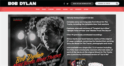 Desktop Screenshot of bobdylan.com